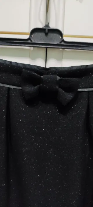 Gonna nera con fiocco taglia 40/S