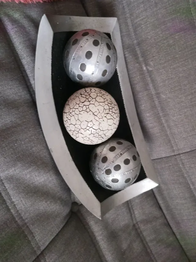 Bandeja Decorativa con 3 Bolas