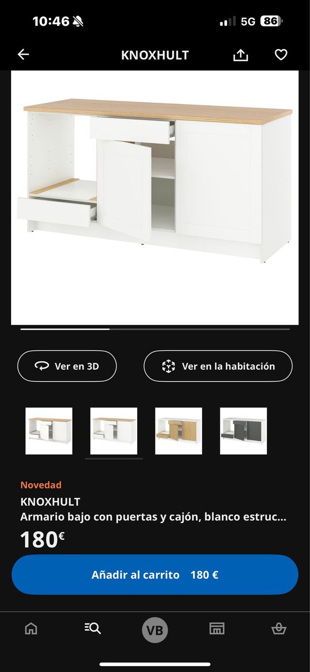 Armario bajo KNOXHULT IKEA
