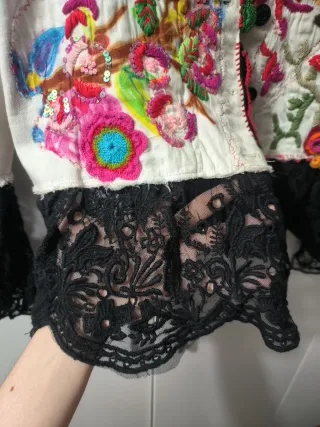 Chaqueta Vaquera Antica Sartoria Bordada 