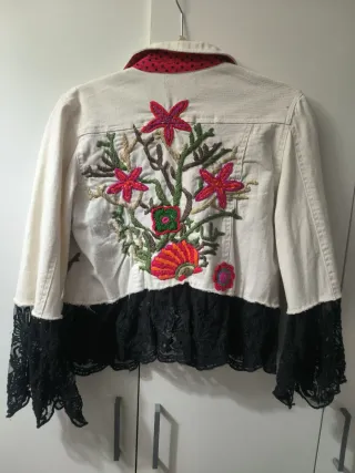 Chaqueta Vaquera Antica Sartoria Bordada 