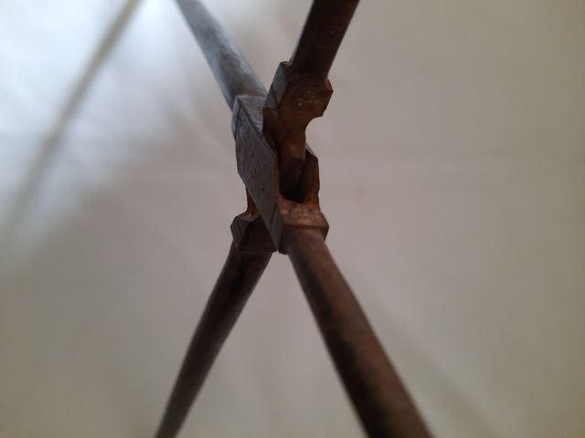 Tenazas grandes antiguas de hierro forjado 36 cm