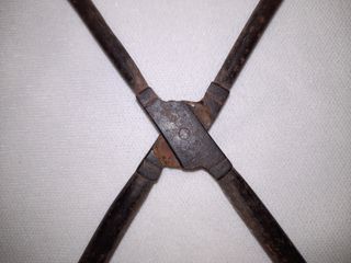 Tenazas grandes antiguas de hierro forjado 36 cm