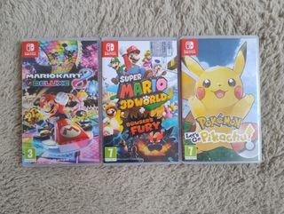 Pack Nintendo Switch: Mario Kart 8, Mario 3D World