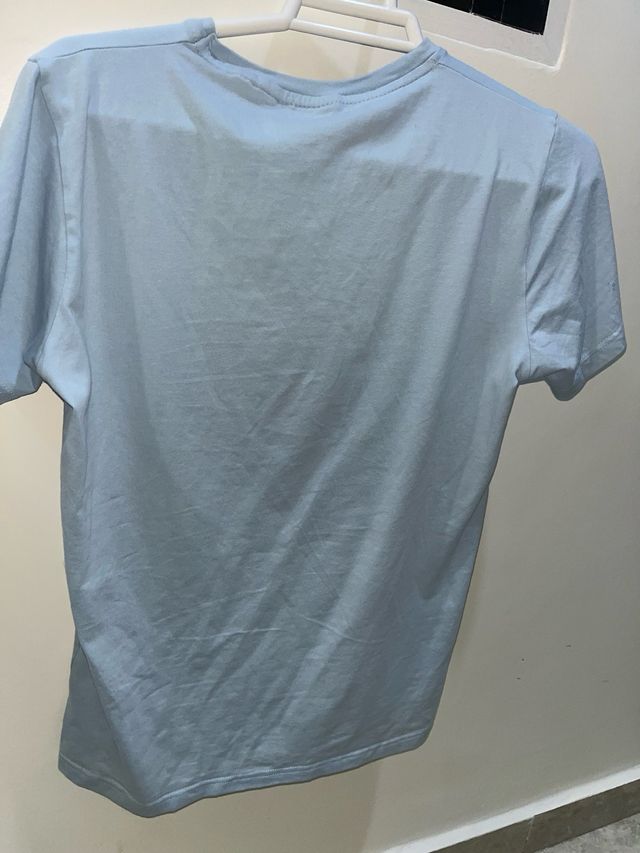 T-Shirt Azul Lacoste Tamanho M