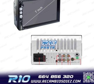 RADIO 2DIN GPS 7" TÁCTIL BLUETOOTH USB SD