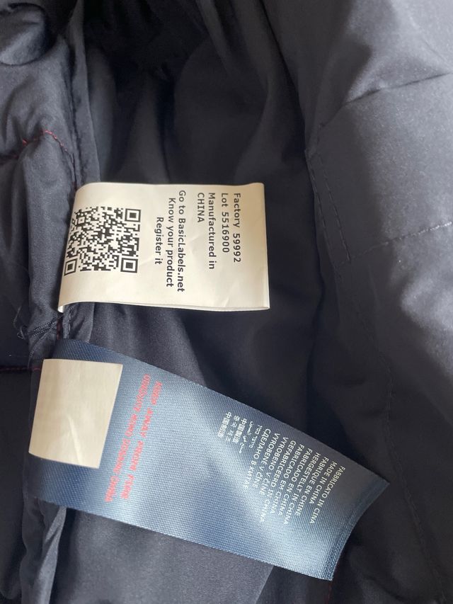 Gilet imbottito Robe di Kappa XL bordeaux