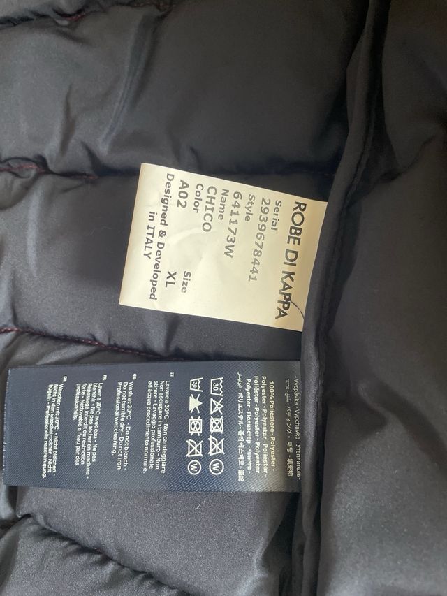 Gilet imbottito Robe di Kappa XL bordeaux