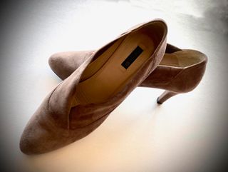 Zapatos salon de ante