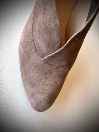 Zapatos salon de ante