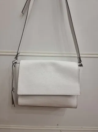 Borsa Ripani Pelle Bianca