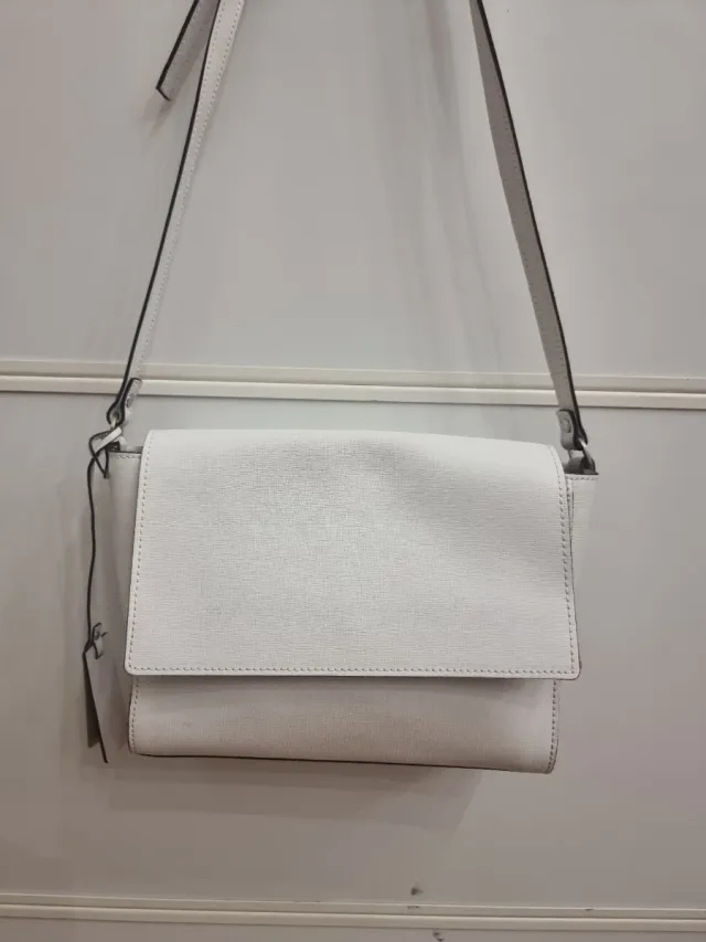 Borsa Ripani Pelle Bianca