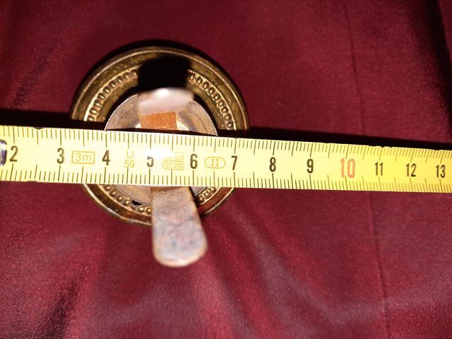 3 Remates de barra de cortina antiguos diferentes