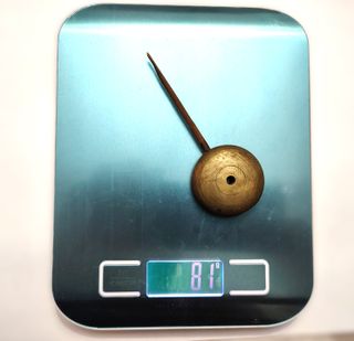 Pendolo bilanciere orologio antico '800