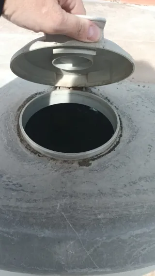 Depósito agua PVC 500L con tapa Uraplast