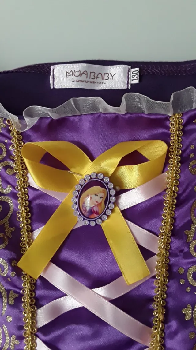 Disfraz Niña Princesa Morado/Rosa 7-8 años