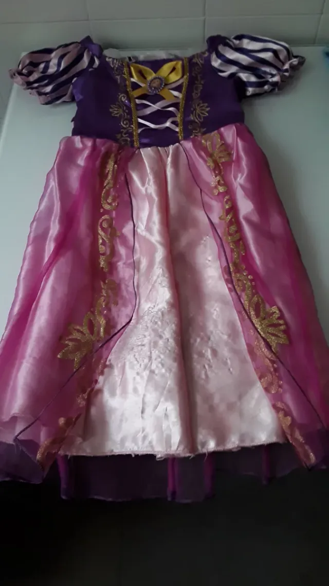 Disfraz Niña Princesa Morado/Rosa 7-8 años