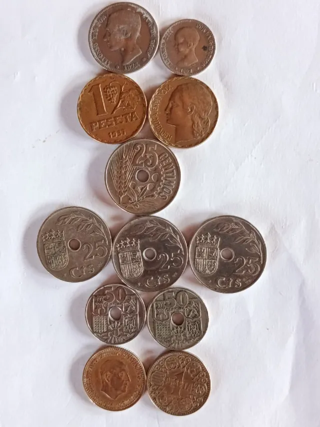 Lote de Monedas Antiguas Varias