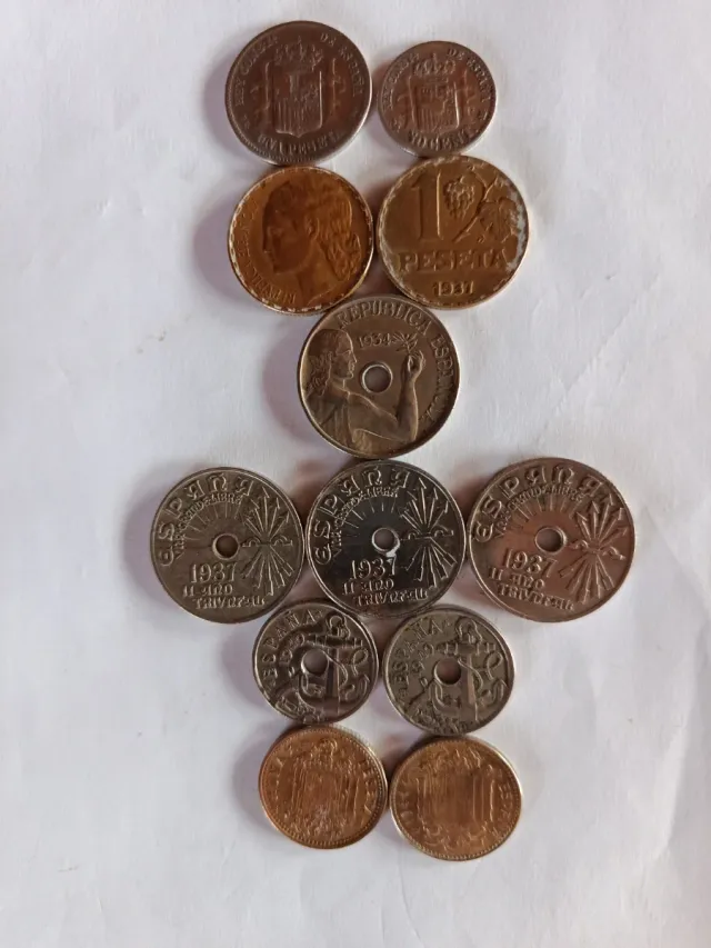 Lote de Monedas Antiguas Varias