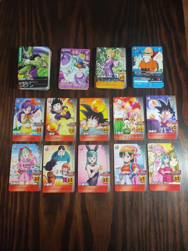Dragon Ball Data Carddass/super card game card lot