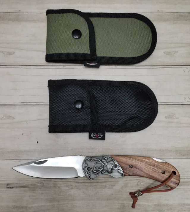 OFERTA. VIROLA DISEÑO CIERVO MADERA + REGALO FUNDA