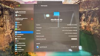 MacBook Air 13 2020 Plata