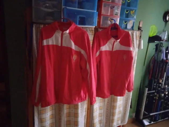 2 CHAQUETAS SPORTING DE GIJÓN  TALLA XL