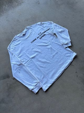 Supreme x Comme des Garçons Camiseta Manga Larga
