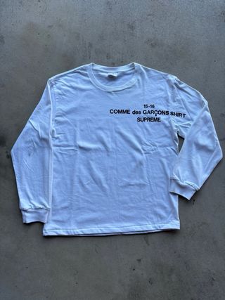 Supreme x Comme des Garçons Camiseta Manga Larga