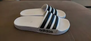 Ciabatte Adidas Donna Uomo Bianco Nero