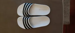 Ciabatte Adidas Donna Uomo Bianco Nero