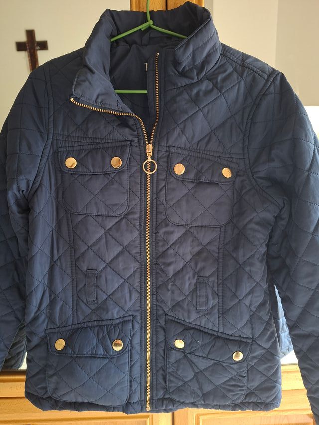 Chaqueta acolchada H&M azul marino