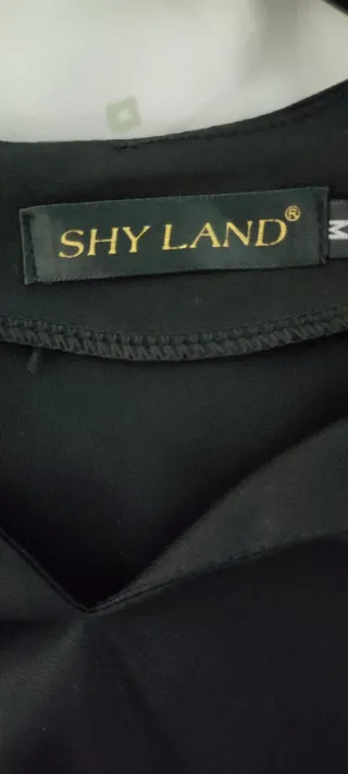 Top lungo donna nero taglia S