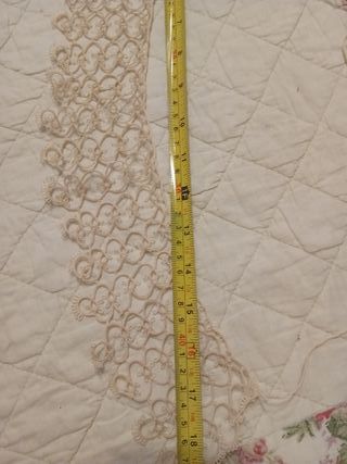 Colletto beige lavorazione artigianale