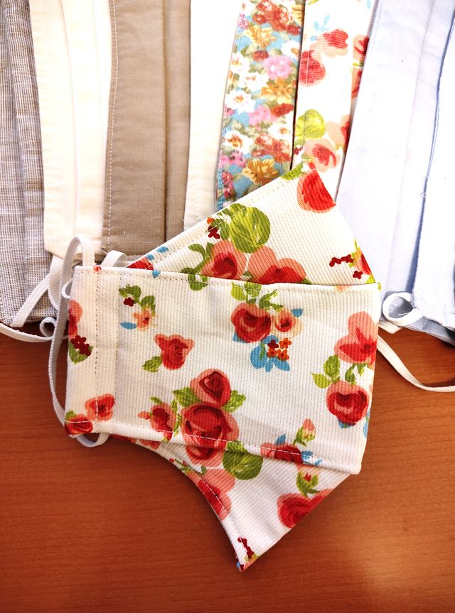 Lotto 11 mascherine fatte a mano