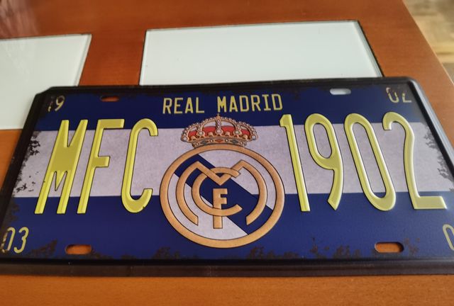 Chapa Metal Real Madrid 1902 MFC