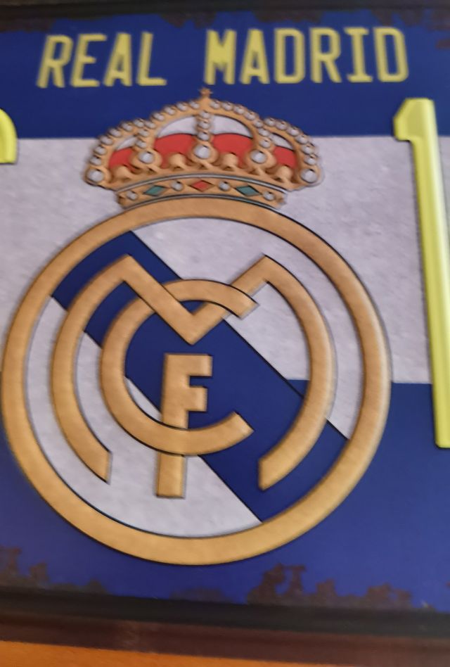 Chapa Metal Real Madrid 1902 MFC