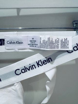 Jockstrap blanco de Calvin Klein