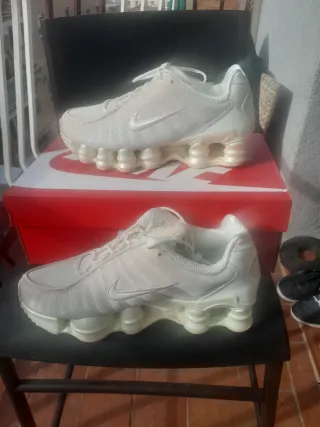 Nike Shox Mujer Blancas
