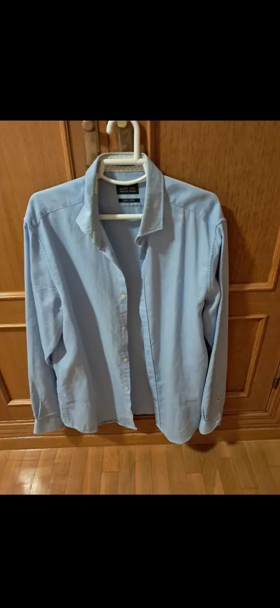 Cazadora y camisa caballero beige/verde M