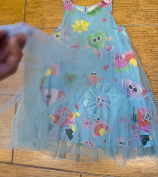 Vestido tul 5 años.