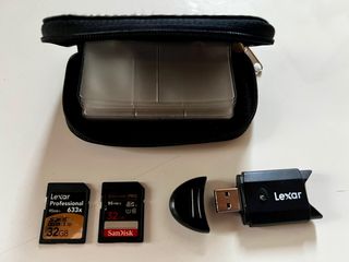 KIT 2 Schede SD 32GB + Lettore + Porta Card