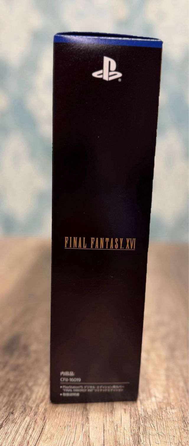 Capa do PS5 Digital Final Fantasy XVI Edition, nova