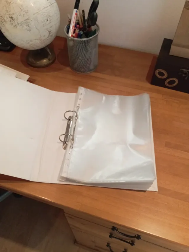 Lote de 3 - Carpeta Archivador Blanco