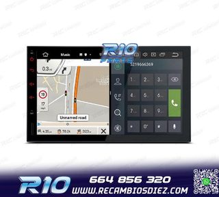 RADIO GPS ANDROID 14 2DIN 7" MULTIMEDIA GPS HD 3 USB SD