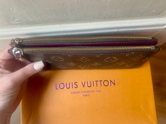 Robusta Cartera cuero LV Monograma Marrón