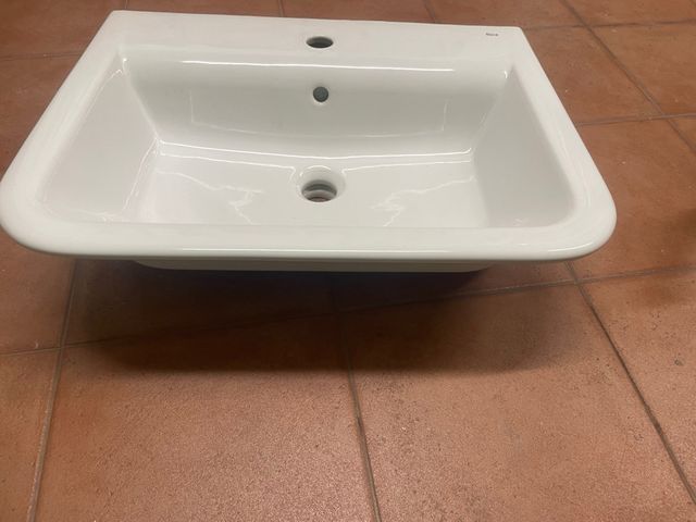 Lavabo Roca sobreencimera blanco