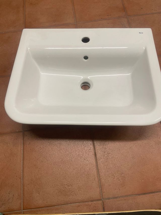 Lavabo Roca sobreencimera blanco