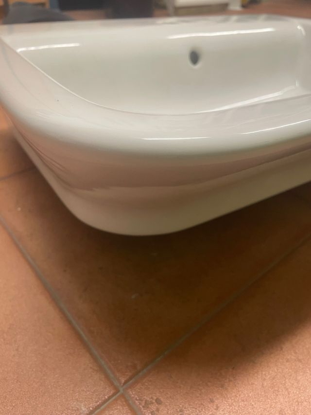 Lavabo Roca sobreencimera blanco