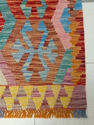 Tappeto Kilim afgano 172x124 cm lana